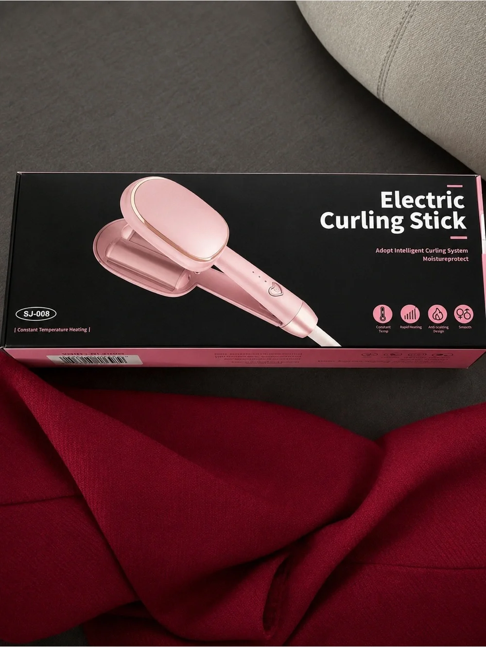 Electric Curling Stick pink